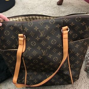 Faux Louis Vuitton large purse